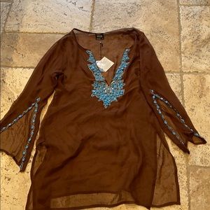 Vintage hand made in India rare real stones a